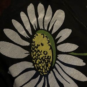 Vivienne Tam 90s vintage floral mesh dress